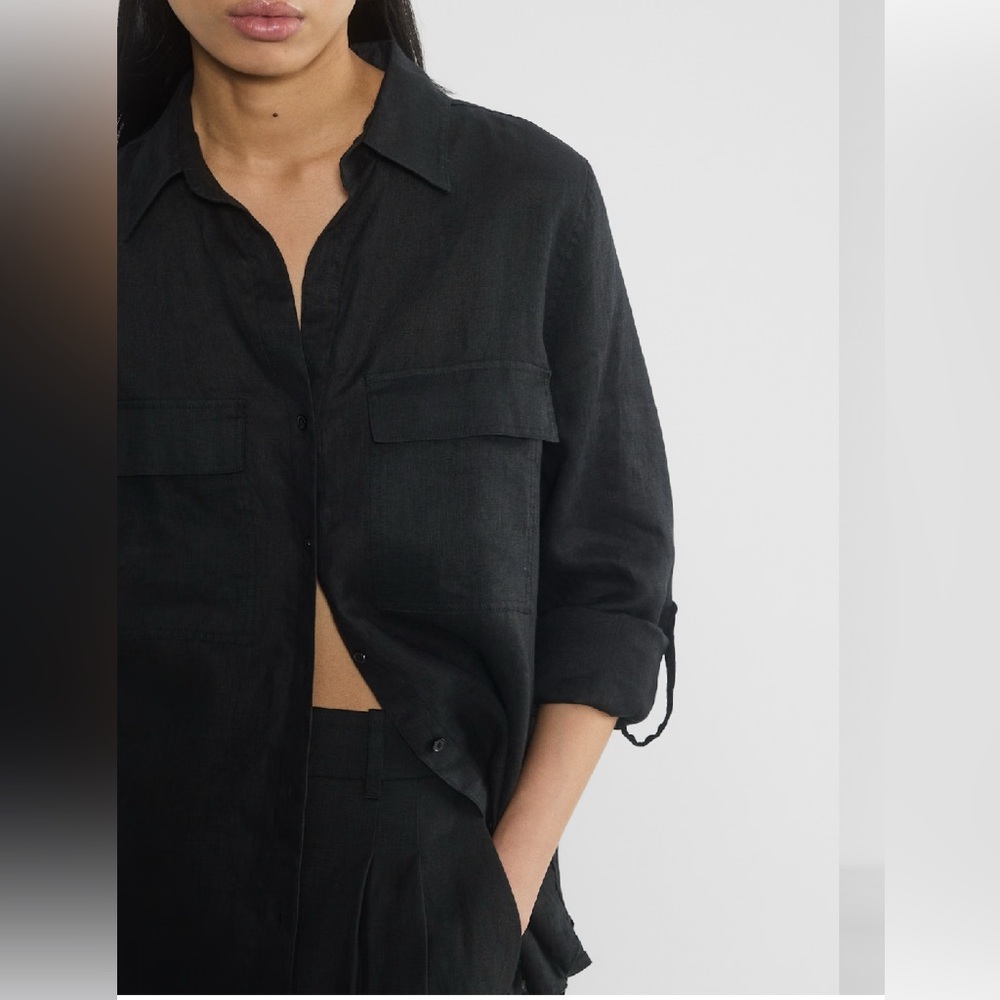 Aritzia Babaton Utility Linen Shirt - New without tags!